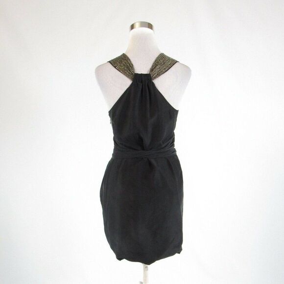 Charcoal gray THEORY sheath dress 2 - Picture 7 of 8